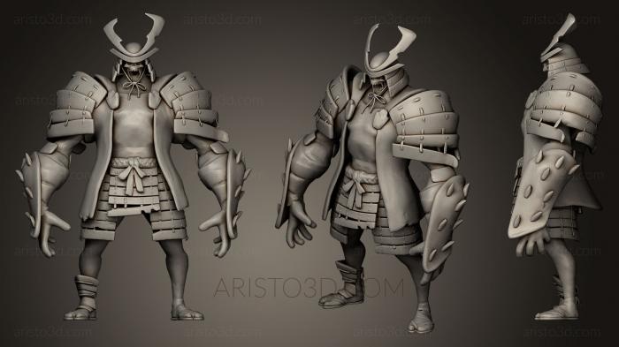 Figurines heroes, monsters and demons (STKM_0532) 3D model for CNC machine